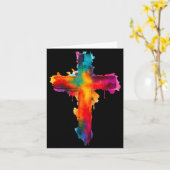 Cross Christian Religious Believe Blessed Faith Gr Karte (Gelbe Blume)