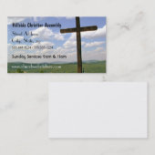 Cross Church Business Card Visitenkarte (Vorne/Hinten)