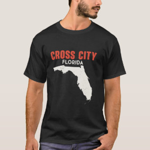 Cross City Florida USA Staat America Travel Florid T-Shirt