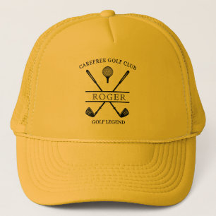 Cross Club Golf Name Golfmütze Truckerkappe