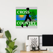 Cross Contry Running Poster (Heimbüro)