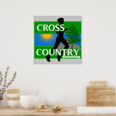 Cross Contry Running Poster (Küche)