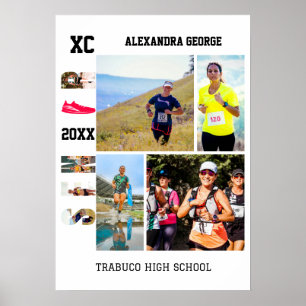 Cross Country Abendschul-Abschluss XC Poster
