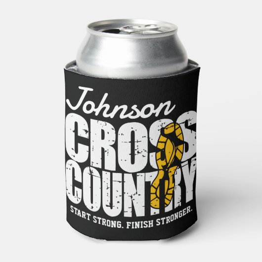 Cross Country ADT TEXT Runner, der Team Player läu Dosenkühler (Kanne Vorderseite)