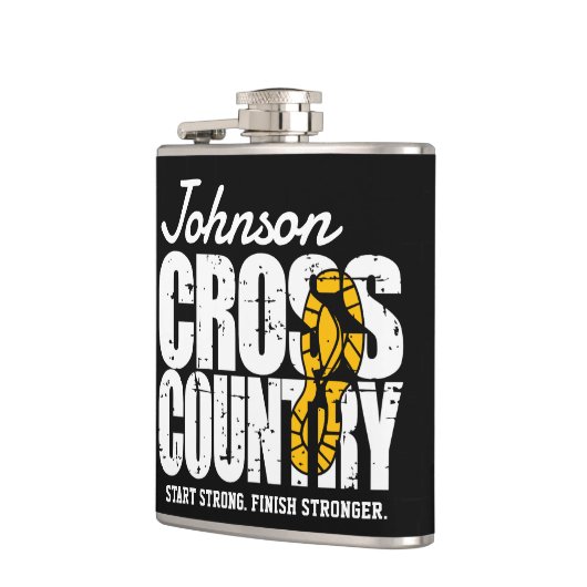 Cross Country ADT TEXT Runner, der Team Player läu Flachmann (Links)