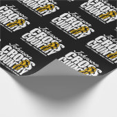 Cross Country ADT TEXT Runner, der Team Player läu Geschenkpapier (Ecke)