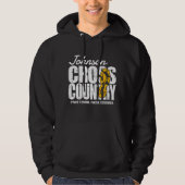 Cross Country ADT TEXT Runner, der Team Player läu Hoodie (Vorderseite)