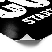 Cross Country ADT TEXT Runner, der Team Player läu Poster (Ecke)