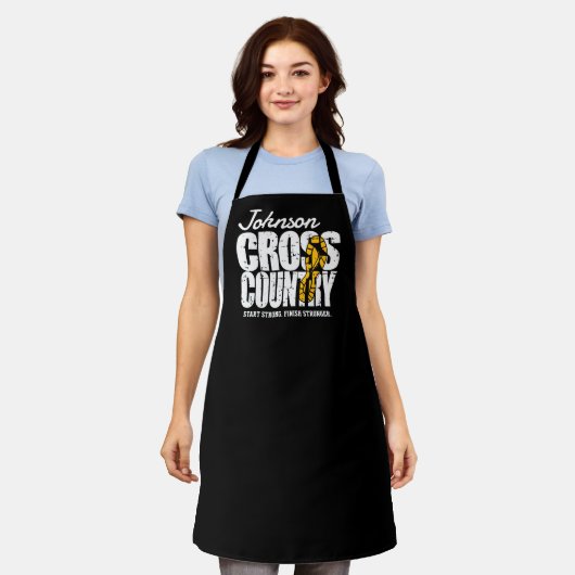 Cross Country ADT TEXT Runner, der Team Player läu Schürze (Getragen)
