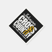 Cross Country ADT TEXT Runner, der Team Player läu Serviette (Ecke)