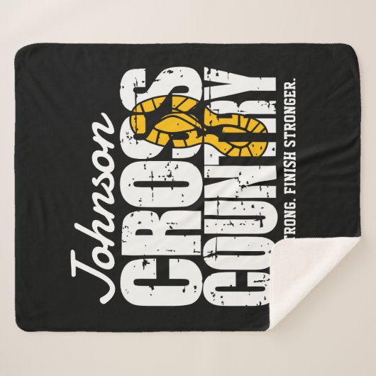 Cross Country ADT TEXT Runner, der Team Player läu Sherpadecke (Vorderseite (Horizontal))