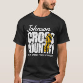 Cross Country ADT TEXT Runner, der Team Player läu T-Shirt (Vorderseite)