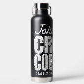 Cross Country ADT TEXT Runner, der Team Player läu Trinkflasche (Vorderseite)