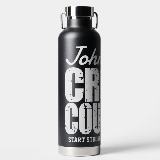 Cross Country ADT TEXT Runner, der Team Player läu Trinkflasche (Vorderseite)