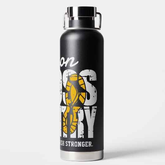 Cross Country ADT TEXT Runner, der Team Player läu Trinkflasche (Rückseite)