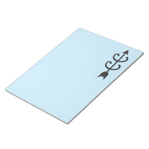 Cross Country Arrow-Symbol Notizblock