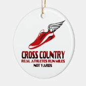 Cross Country-Betrieb Keramik Ornament (Links)