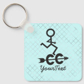 Cross Country - CC Running Schlüsselanhänger (Vorderseite)