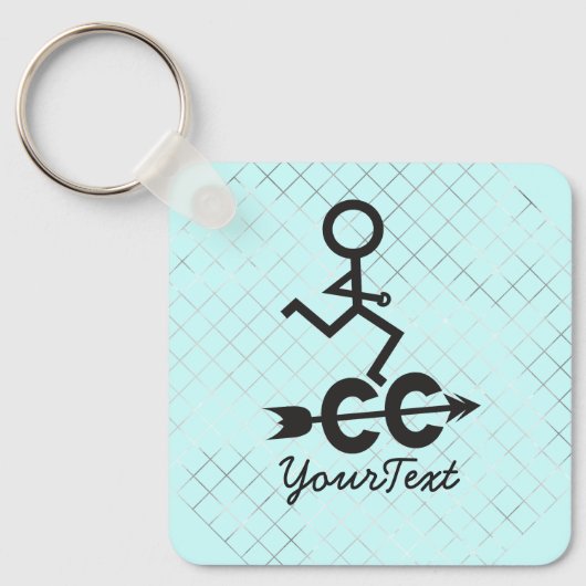 Cross Country - CC Running Schlüsselanhänger (Vorderseite)