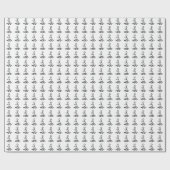 Cross Country - CC Symbole Umschlagpapier Geschenkpapier (Flach)