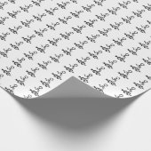 Cross Country - CC Symbole Umschlagpapier Geschenkpapier (Ecke)