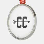 Cross Country cm Silbernes Ornament (Links)