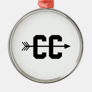 Cross Country cm Silbernes Ornament
