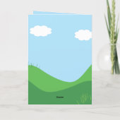 Cross Country Coach Dankeskarte (Rückseite)