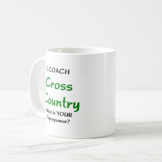 cross country, coach kaffeetasse (Vorderseite Links)