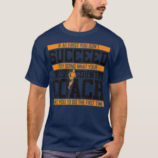 Cross Country Coach Laufgeschenk für Männer T-Shirt