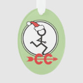 Cross Country Custom Back Holiday Runner © Green Ornament (Vorderseite)