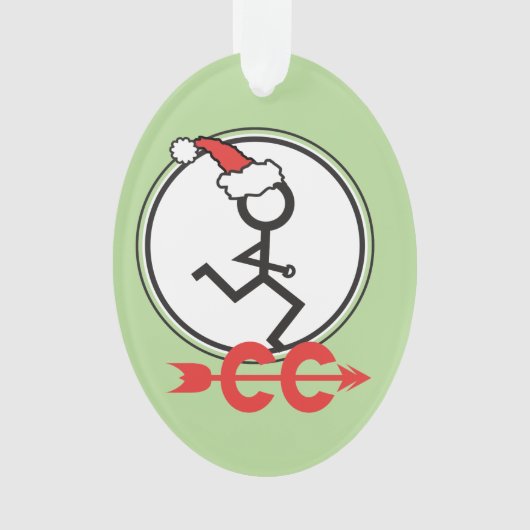 Cross Country Custom Back Holiday Runner © Green Ornament (Vorderseite)