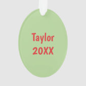 Cross Country Custom Back Holiday Runner © Green Ornament (Rückseite)