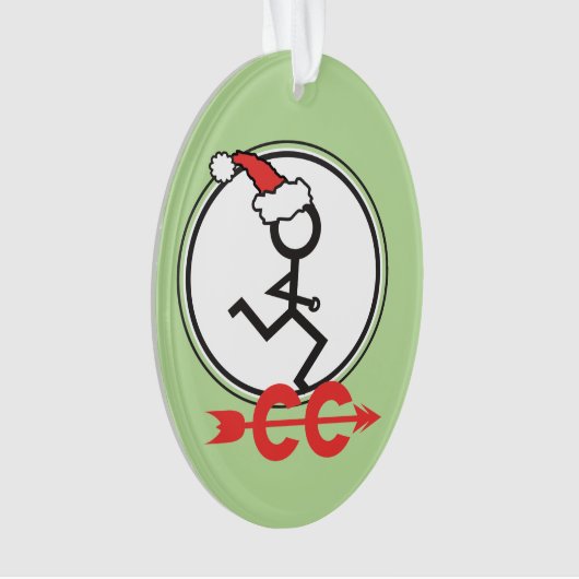 Cross Country Custom Back Holiday Runner © Green Ornament (Vorderseite)