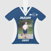 Cross Country Editable Sports Jersey Ornament (Rückseite)