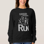 Cross Country - Fun Group Therapy Running, Running Sweatshirt (Vorderseite)