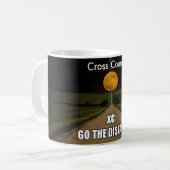 Cross Country. Gehen der Abstand Kaffeetasse (Vorderseite Links)