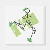 Cross Country Grass Runner Magnet (Vorne)