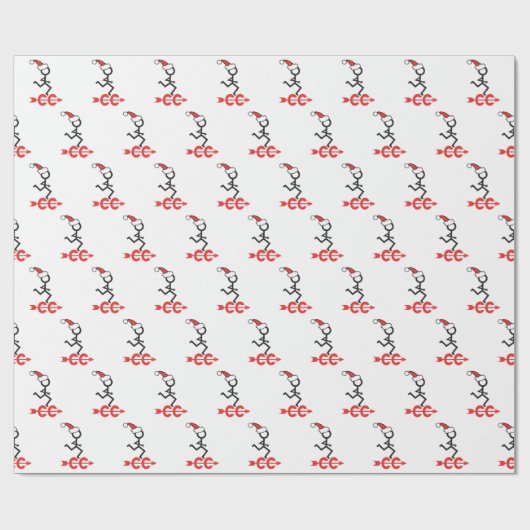 Cross Country Holiday CC Runner © Wrapping Paper Geschenkpapier (Flach)