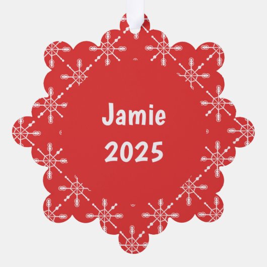 Cross Country Holiday Runner © Paper Ornament Card (Rückseite)