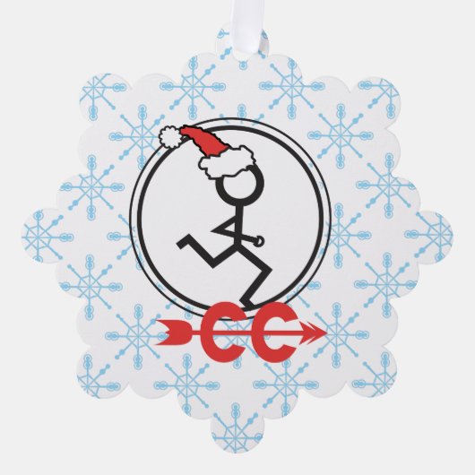Cross Country Holiday Runner © Paper Ornament Card (Vorderseite)