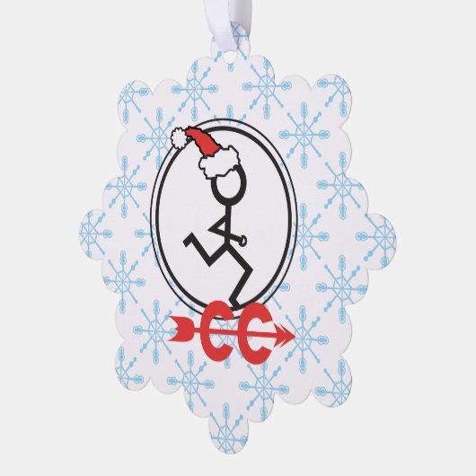 Cross Country Holiday Runner © Paper Ornament Card (Linke Ecke)