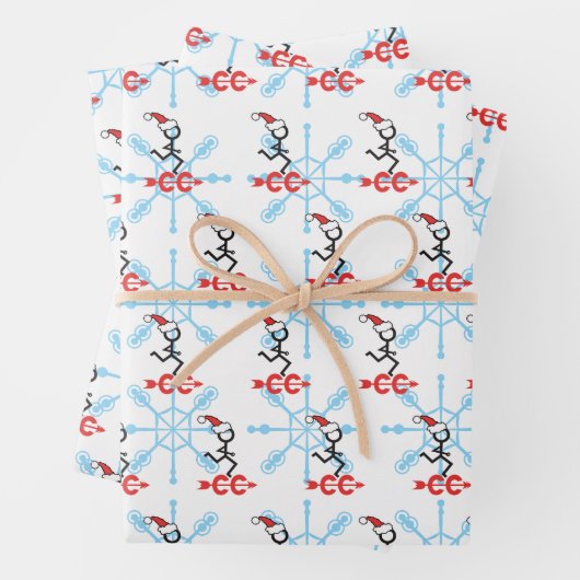 Cross Country Holiday Runner Snowflage © Geschenkpapier Set (Beispiel)