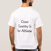 Cross Country ist für jeder T-Shirt (Rückseite)