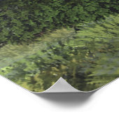 Cross Country - Jumping Horse Print Poster (Ecke)