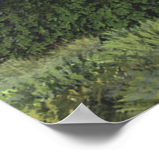 Cross Country - Jumping Horse Print Poster (Ecke)