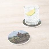 Cross Country - Jumping Horse Untersetzer (Seite)