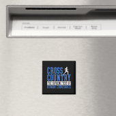 Cross-Country-Laufmotivation Magnet (In Situ (Geschirrspüler))