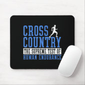 Cross-Country-Laufmotivation Mousepad (Mit Mouse)
