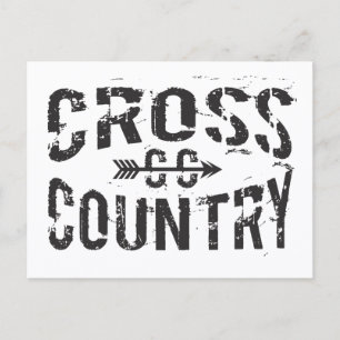 Cross Country mit Postcard Postkarte